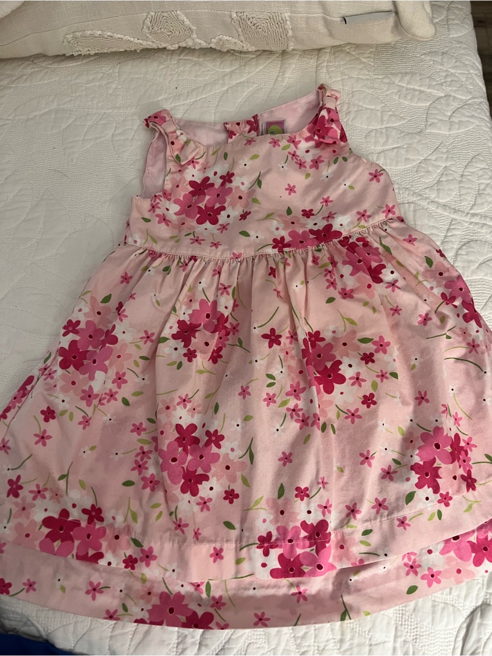 Gymboree Pink Floral Sleeveless Dress